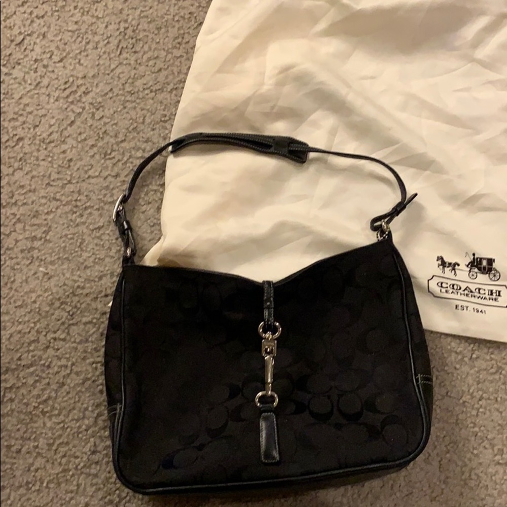 Coach black small purse